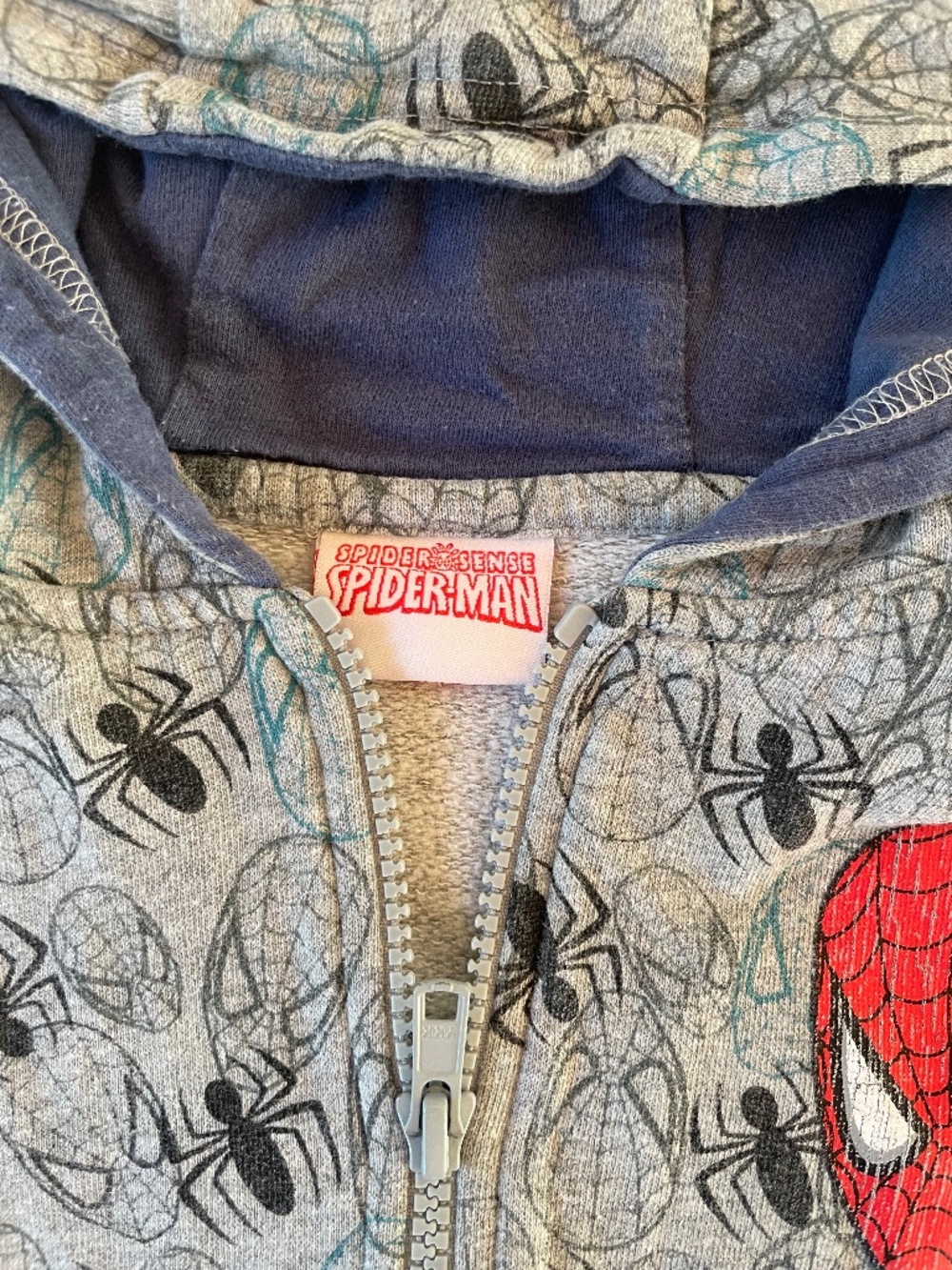 Spider-Man Zip-Up Hoodie – Toddler Size 2–3 Years